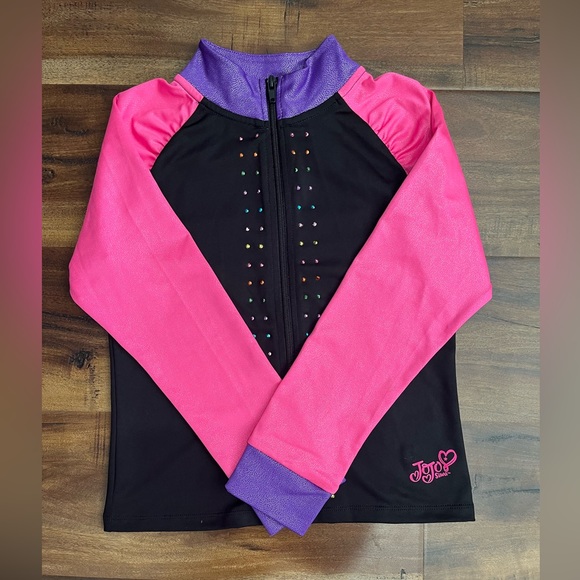 Nickelodeon Other - JoJo Siwa Danskin Pink Purple Black Sweater / Jacket